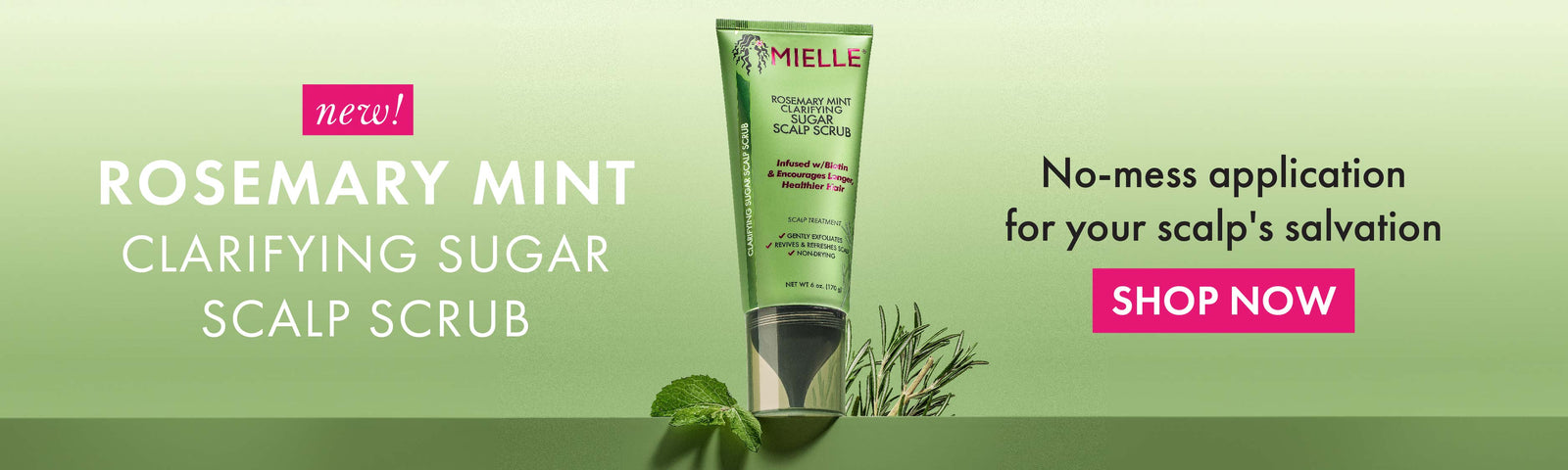 Rosemary mint clarifying sugar scalp scrub a natural hair products by mielle